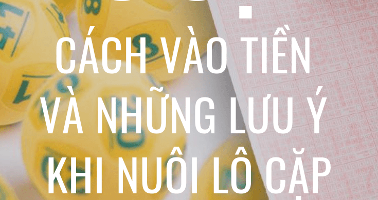 Lô cặp cách vào tiền và những lưu ý khi nuôi lô cặp
